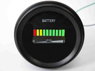 12V Battery indicator,mete​r,gauge, tri colors forklift