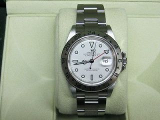 Rolex Explorer II 16570 White Dial Z Series   Box & Papers