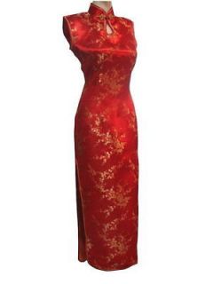 Red Clubs Chinese Style Womens Dress Cheong sam,M,L​,XL XXL 3XL