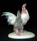 Vintage Rosenthal Rooster & Hen Porcelain Figurine by K Himmelstoss 