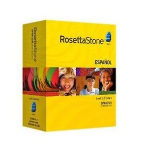 rosetta stone spanish 1 2 3 4 5 in Computers/Tablets & Networking 