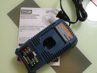 New 18v Ryobi P115 NiCd Battery Charger Replace P110 for 18 volt P100