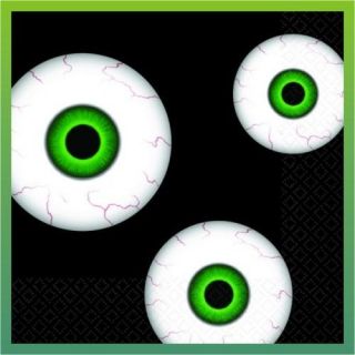 54x102 Halloween Sparkle Eyeball Plastic Table Cover