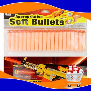20 pcs Soft Bullet Safety EVA Bullets Darts For Nerf Blaster Gun Toy 