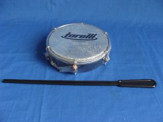   TAMBORIM HOLOGRAPHIC HEAD BLACK TAMBORINE PERCUSSION DRUM FOR SAMBA