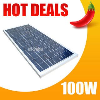   WATT 12 Volt DC Solar Panel for Off Grid Charge Battery RV BOAT LED