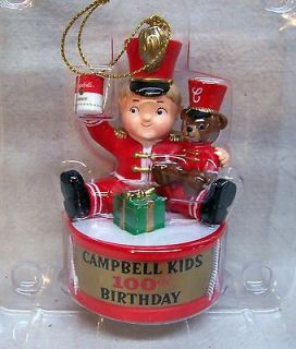 Campbells Soup Christmas Ornament Campbells Kids 100th Birthday