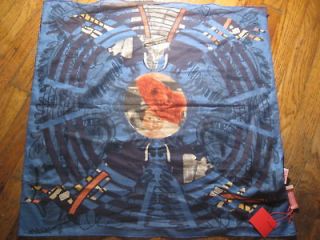 Christian Lacroix Scarf NWT Spanish Theme 60X60cm Very Colorful