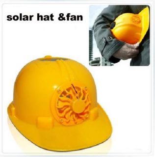 2011 Solar Safety Helmet Hard Hat Cap Cooling Cool Fan