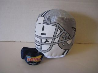 DALLAS COWBOYS SONIC DRIVE IN TOTS TOY NFL FOOTBALL , WHITE *NEW 
