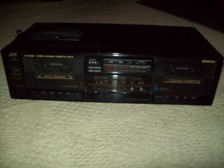 JVC TD W220 Dual Double Cassette Tape Deck Recorder Player Dolby B C 