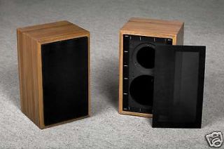 Pair Speaker Box For Rogers LS3/5A, Rogers LS 3/5A walnut