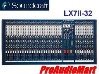   LX7II 32 mixer LX7 sound craft LX7ii 32 Channel mixer NEW MAKE OFFER