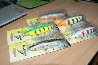 Martis Herba Weedless spoons, new lot of 5 fishing lures