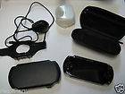 Sony PSP 1000 Black Handheld System with chargers games and case