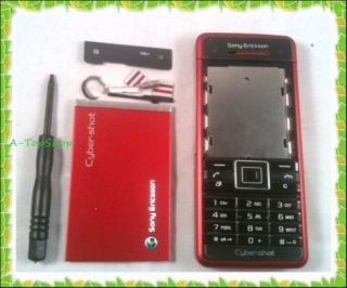 FULL HOUSING FASCIA COVER FOR SONY ERICSSON C902 RED