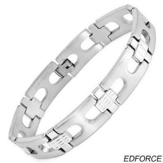 EDFORCE Gentlemens Bracelet Stainless steel. New.