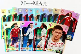 Choose Your FANS FAVOURITE Card Panini UEFA EURO 2012 Adrenalyn XL 
