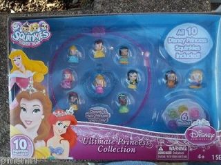   PRINCESS ULTIMATE COLLECTION♥W/R​APUNZEL♥10 SQUINKIES♥NIP