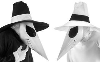 SPY vs. SPY Hat Mask ACCESSORY Costume Kit BLACK OR WHITE
