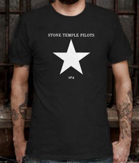 New Stone Temple Pilots No. 4 Album Hard Rock Band T shirt Size L (S 