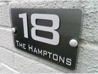 modern house numbers in Home Decor