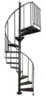 60 Classic Steel Spiral Stair Kit 114.5H   123.5H