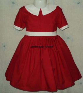   Little Orphan Annie Red Dress 4 Halloween/Stag​e Play Sz 12M 14yrs