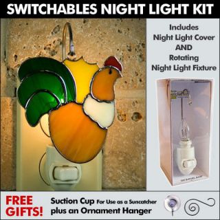 Switchables Stained Glass Night Light Kit  ROOSTER   52