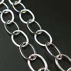 Wholesale Sterling Silver Chain, Big Flat Oval, 8X6mm Bulk Lots By The 
