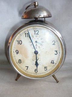Antique Gustav Becker Desk Alarm Clock 1920`s Germany