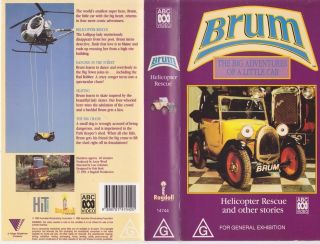 BRUM HELICOPTER RESCUE VHS VIDEO PAL~ A RARE FIND~