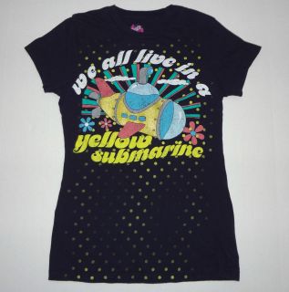   Beatles We All Live In A Yellow Submarine T Shirt Tee Chaser Rock M