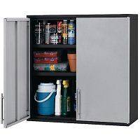 26 Inch 2 Door Metal (Steel) Garage or Workspace Wall Storage Cabinet