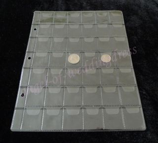Album Pages 42 Pockets Money Bill Note Currency Holder PVC 