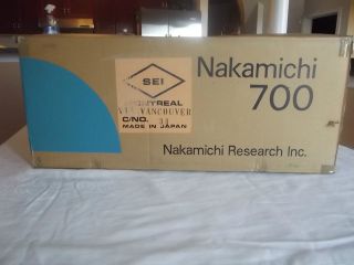 Nakamichi 700 Stereo Cassette Tape Deck Brand New In Box
