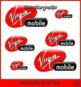 Virgin Sponsor Decal Set Stickers Graphics