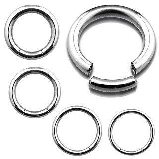 One 316L Surgical Steel Seemless Segment Ring