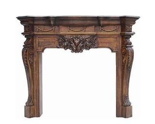 DS8016 5642A  OLD WORLD CARVED FRENCH STYLE FIREPLACE SURROUND