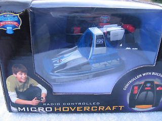RADIO CONTROLLED~HOVERCRAFT~R/C~MicroRacer~Blue Hat Toy Co~NEW IN BOX