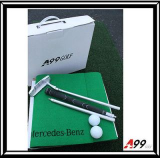 A99 Package Box training practice Golf putting mat + golf putter club