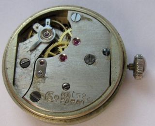used CSO STOWA Parat 52 17j. watch movement for parts