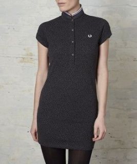 Fred Perry Amy Winehouse Foundation Leopard Print Stand Collar Polo 