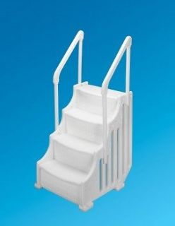   Blue Mighty Step   30 Wide Above Ground Swimming Pool Steps Ladder