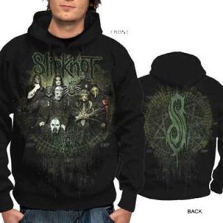 Licensed Slipknot Distress Circle Adult Pull Over Hoodie S 2XL