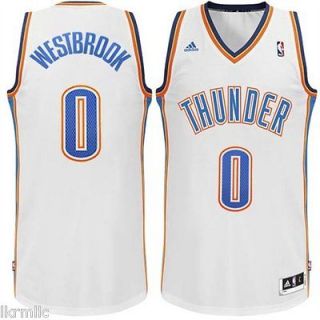   Westbrook #0 OKC Oklahoma City Thunder adidas Swingman Jersey White