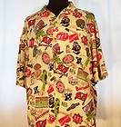 TAMPA BAY BUCCANEERS Button Front Shirt Bucs L Hawaiian Style NFL 