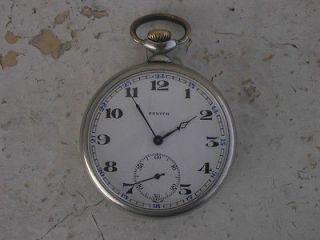 Antique Old ZENITH GRAND PRIX PARIS 1900 Swiss Pocket Watch. 15J.