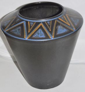   Germany Scheurich Kera​mik Geometric Pot Plant Vase Stars 12 x 12