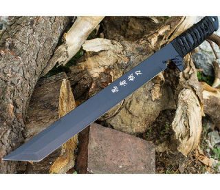 18 TACTICAL TANTO FULL TANG NINJA COMBAT SWORD Fixed Blade HUNTING 